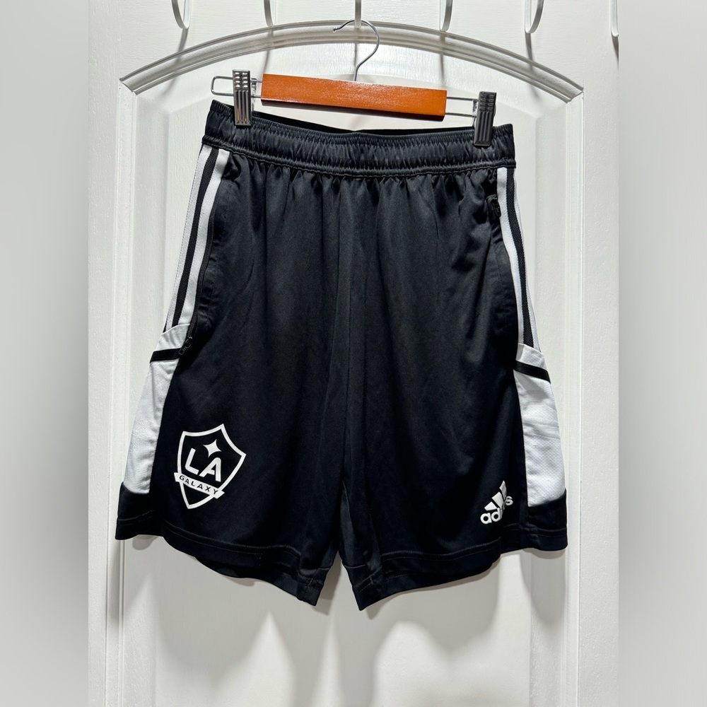 Mens adidas LA GALAXY training shorts size small